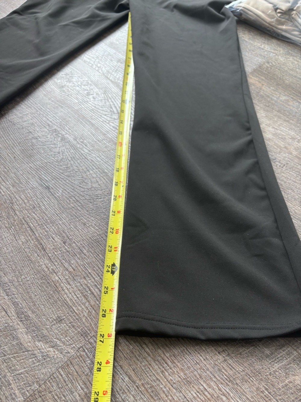 New!! Women's 3-Pack Stretch Bootcut Pants - Black, Grey, Khaki Large - Picture 8 of 9